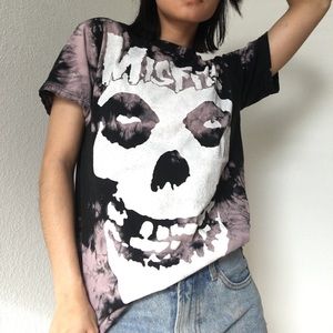 Vintage Tie-dye Misfits Band T-Shirt